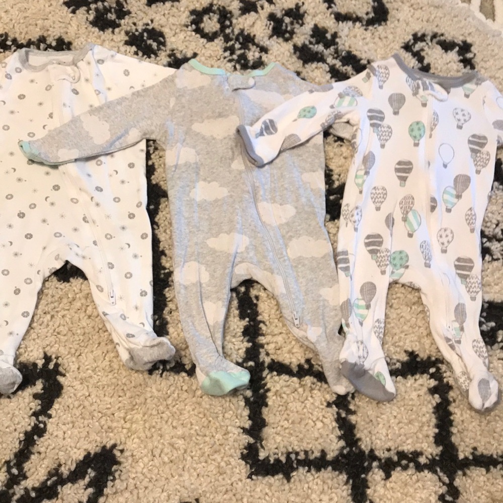 Cloud island footie pajamas